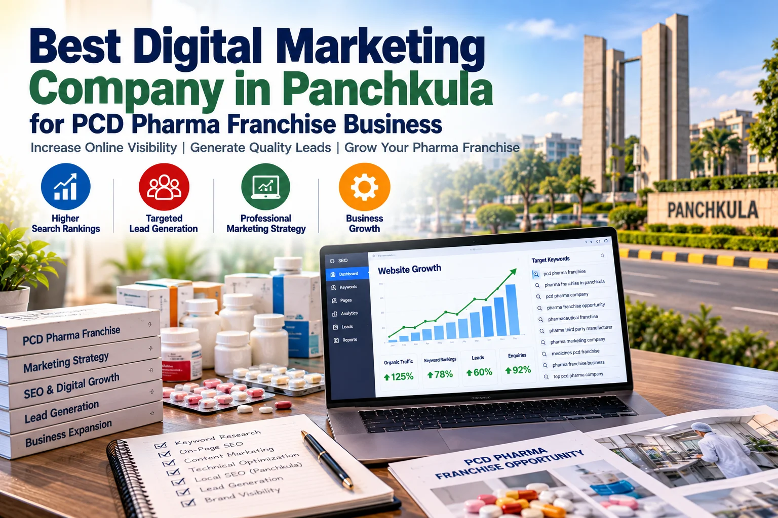 Best Digital Marketing Company in Panchkula for PCD Pharma Franchise Business |